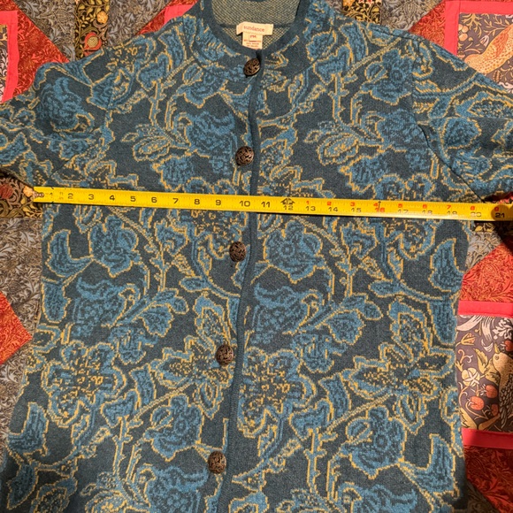 Sundance Spanish Moss Sweater Coat, Size Medium Petite - Picture 5 of 14